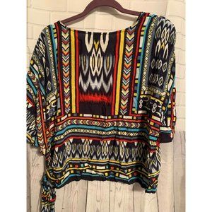 Mellissa Paige  Bat Wing short Sleeve Shirt SZ PXL